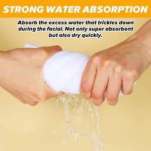 <span class=keywords><strong>Serviette</strong></span> faciale en microfibre douce de haute qualité <span class=keywords><strong>pour</strong></span> salon de spa, <span class=keywords><strong>masque</strong></span> <span class=keywords><strong>pour</strong></span> enlever le <span class=keywords><strong>masque</strong></span> facial, enveloppement facial personnalisé avec logo, esthéticienne, serviettes en forme de U <span class=keywords><strong>pour</strong></span> la beauté - Product Image 6