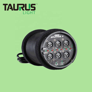 Répartiteur isolé <span class=keywords><strong>DMX</strong></span> 3 ou 5 broches Amplificateur de console <span class=keywords><strong>DMX</strong></span> 1 en 6 voies - Product Image 1