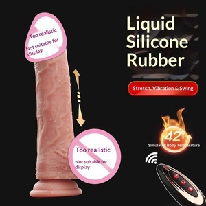 Vente en gros d'usine : Dildos vibrants rétractables automatiques en silicone extra-larges pour hommes et femmes - Product Image 3