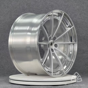 722Auto Jantes forgées <span class=keywords><strong>2</strong></span> pièces 22-24 pouces à déport profond et rebord échelonné 5x112 5x120 5x127 noires neuves ET 25mm pour GMC Yukon et Expedition - Product Image 3