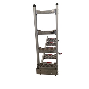Nuova scala posteriore di accesso di alluminio della ruota motrice 4x2 per il veicolo speciale del <span class=keywords><strong>camion</strong></span> dei <span class=keywords><strong>pompieri</strong></span> - Product Image 5