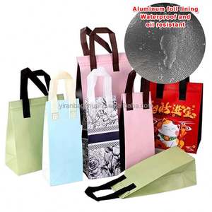 กระเป๋าเก็บความร้อนแบบใช้ซ้ำได้สำหรับขายส่ง กระเป๋าเก็บความเย็นแบบไม่ทอสั่งทำพิเศษสำหรับส่งอาหาร เช่น นม เค้ก ขนมปัง - Product Image 5