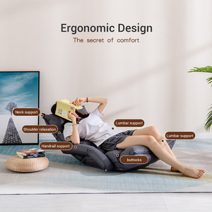 Vải hiện đại có thể gập lại bọt cao thoải mái dễ dàng chăm sóc duy nhất Tatami ghế sofa ngả phòng ngủ bay cửa sổ ban công giải trí - Product Image 3