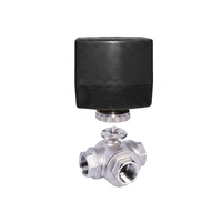 Système d'eau potable Winvall, vanne en acier inoxydable à 3 voies, vanne à bille électrique SS304/316, actionneur motorisé 220VAC, vannes de régulation