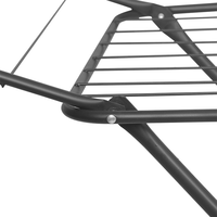 Porte-vêtements métallique multifonctionnel écologique à double niveau, détachable, extensible et pliable, pour cuisine, armoire et salle de bain