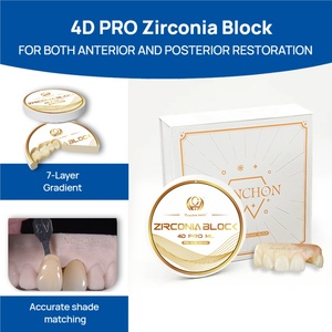 Produttore di blocchi di Zirconia dentali multistrato 4D <span class=keywords><strong>Pro</strong></span> ML | Blocco ceramico di zirconio dentale con sistema di camme CAD da 98mm - Product Image 3