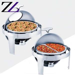 Équipement de restauration pour cafétéria, plat de service chauffant pour buffet, chauffe-plats, marmites à fondue de Dubaï, ustensiles de cuisine antiadhésifs - Product Image 6