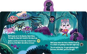 Libros interactivos de 10 botones con sonido para niños, canciones musicales en inglés de Little Wolf's Halloween para libros de imágenes de educación temprana - Product Image 3