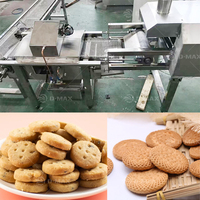 Machine entièrement automatique pour la fabrication de biscuits et de cookies, petite ligne de production et de moulage de biscuits sandwich