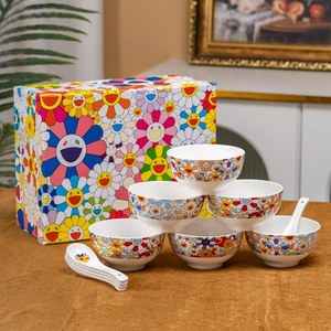 Services de table en céramique et porcelaine Doraemon, vaisselle de Noël écologique avec motif de dessin animé personnalisable - Product Image 5