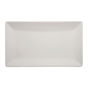 Bandeja de servir Boston blanca, rectangular, de gres, 34 × 22 cm, M1934 - Product Image 1