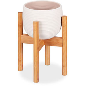 แท่นวางกระถางต้นไม้ไม้ไผ่ปรับได้สำหรับวางกระถางต้นไม้ดอกไม้ - Product Image 6