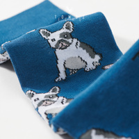 Chaussettes habillées fines pour hommes en mélange de bambou à imprimé animal, personnalisables en gros - Anti-bactériennes, écologiques, absorbant la transpiration