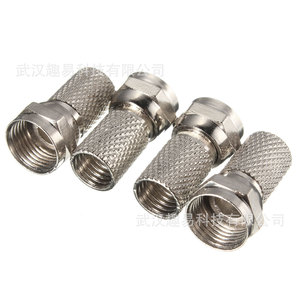 ขั้วต่อสายโคแอกเชียล QY แบบ F Plug ขนาด 1.9*1*0.8 ซม. สำหรับสายเคเบิลทีวี RG6 - Product Image 3