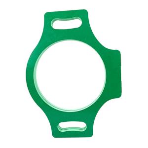 Modello di testa di manichino Unisex per capelli taglio e intrecciatura guida in plastica verde per parrucche sostitutive dei capelli - Product Image 6