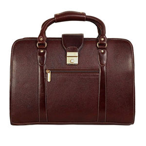 Sac pour ordinateur portable de luxe en cuir véritable de qualité supérieure, fabriqué à la main, pour le bureau, en cuir PU, pour les voyages, sacs pour ordinateur portable 2025 avec plusieurs poches - Product Image 3