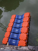 Plate-forme flottante de pontons flottants de bouée marine écologique imperméable en HDPE durable 50X50X40CM pour le cube équipé de bateaux de bateaux de docks