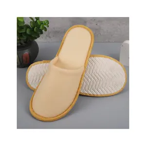 Skillful manufacture supplier reliable reputation various types of low price anti-slip luxury hotel slippers disposable