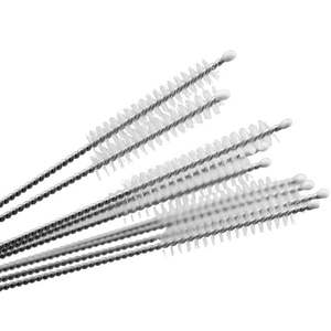 Cepillos de limpieza de acero inoxidable O208 de 175*30*5mm para pajitas, tubos de biberones y vasos, al por mayor - Product Image 2
