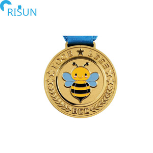 Wholesale Metal Custom Spelling <strong>Bee</strong> Medals 1st 2nd, 3rd Place Medal Custom LOGO 3d <strong>Bee</strong> <strong>Awards</strong> Run Marathon Medals Medalla Gifts - Product Image 5