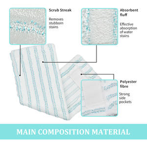Paños de Microfibra Reutilizables de Alta Calidad <span class=keywords><strong>para</strong></span> Limpieza de Pisos Leifheit, Cubierta <span class=keywords><strong>para</strong></span> Mopa Húmeda y Seca - Product Image 3