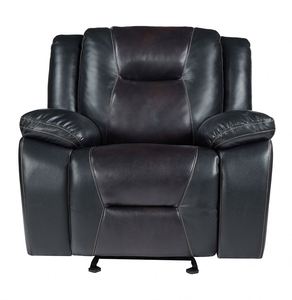 Sofá Reclinable Eléctrico Moderno, Sofá Seccional de Cuero Sintético de Lujo, Juego de Sofás para Sala de Estar, Muebles para Cine en Casa - Product Image 4