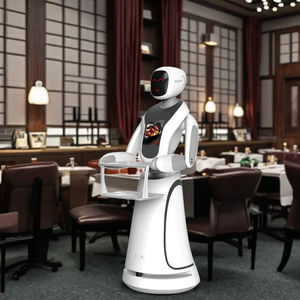 روبوت مرن لتوجيه الطاولة وشحن أوتوماتيكي روبوت لتقديم خدمات المطاعم روبوت ذكي للمطاعم - Product Image 1