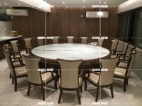 AOPA — Table de Restaurant en verre trempé intégré, Pot chaud sans fumée, dispositif de mode en métal, Restaurant