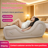 Canapé gonflable en PVC entièrement automatique moderne avec logo, chaise portable pour usage extérieur
