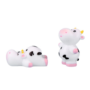Figuras de Dibujos Animados, <span class=keywords><strong>Mini</strong></span> Adornos, Linda Vaca de Jardinería, <span class=keywords><strong>Mini</strong></span> Manualidades de Resina para Decoración de Escritorio, Accesorios para Cachorros, Decoración del Hogar - Product Image 2
