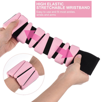 Poids de cheville et de poignet en silicone avec logo personnalisé, 2 lb, équipement de gym en fer, bandes élastiques triangulaires ajustables