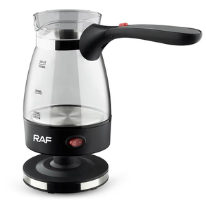 Cafetera Eléctrica de 600W, Cafetera Turca de Vidrio, Cafetera Italiana Mocha, Cafetera Griega Turca, Fácil de Usar en Casa u Oficina, Ideal para Regalo - Product Image 2