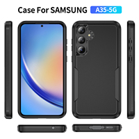 Étui de protection robuste pour Samsung A35 A55 5G, coque de téléphone antichoc de qualité militaire pour Galaxy A35 A55 5G A05S A15