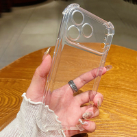 Funda Protectora para Teléfono de PC y TPU Transparente, Anti-rayones, Anti-amarillamiento, Resistente a Impactos, Venta Directa de Fábrica, para iPhone 17 16 15 14 12 Pro Max