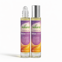 Huiles Essentielles Pures et Naturelles pour la Relaxation et le Soulagement – Roll-on Portable d'Aromathérapie pour Massage au Lit et Anti-Stress