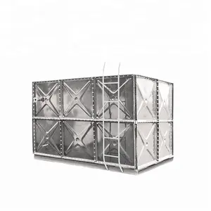 Hot Pressed Panel Drinking Water Storage Bolted Galvanized Steel Water Storage Tank