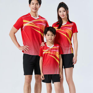Vêtements de course personnalisés pour adultes et enfants, séchage rapide, respirants et anti-transpiration pour le badminton, le tennis de table et le volley-ball - Product Image 3