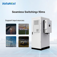 Système d'énergie solaire hors réseau tout-en-un VoltaNest 30KW 64-100kWh LiFePO4 avec stockage de batterie C & L, armoire ESS industrielle