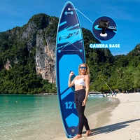 FUNWATER Planche de paddle gonflable personnalisée 385 cm Super Large Stock UE Haute Stabilité 205 kg Robuste Dropshipping pour l'UE