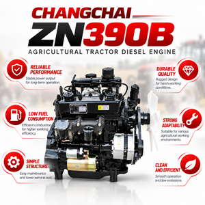 Motore Diesel Changchai ZN390B 25-36 CV 2200-2400 Giri/min 1.908L a 3 Cilindri ad Aspirazione Naturale per Trattori Agricoli - Product Image 3