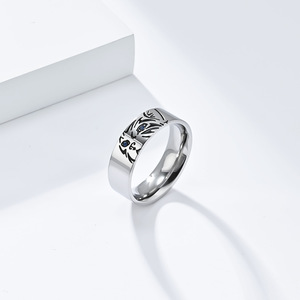 Animal Design Titanium Steel <b>Ring</b> Unisex Fashion Jewelry Gift Band K-R807 - Product Image 2