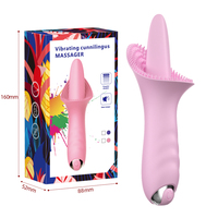 Sexspielzeug Vibrator für Frauen Zungenstimulator 10 Modi Wasserdicht Diskret Kompakt Leichtgewichtig Sexspielzeuge