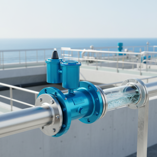 Battery Powered Electromagnetic Flow Meter Digital Magnetic Flow Meter for Industrial Water Liquid Measurement