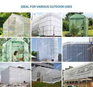 Chine Prix <span class=keywords><strong>de</strong></span> gros personnalisé FR PE feuille d'échafaudage et bâche Leno pour la construction bâtiment Wrap enceinte bâche bâche - Product Image 5