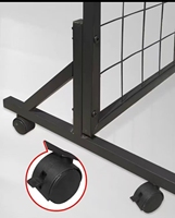 Présentoir de supermarché autoportant en treillis métallique chromé, pliable et détachable, style international, pour snacks