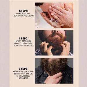 Huile à barbe au bois de santal 30ml hydratante anti-démangeaisons pour hommes - Product Image 6