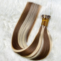 Ruban droit dans les extensions de cheveux adhésif de cheveux humains longue durée remplaçable sans couture trame de peau colle pour les femmes 22 26 30 pouces