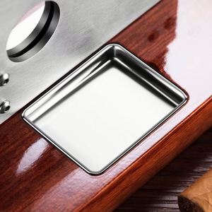 Cortador de Cigarros Clásico de Madera para Salón, Accesorios para Fumar, Cortador de Cigarros de Acero Inoxidable de 25 mm, Herramientas para Cigarros, Cuchillo para Cigarros - Product Image 1