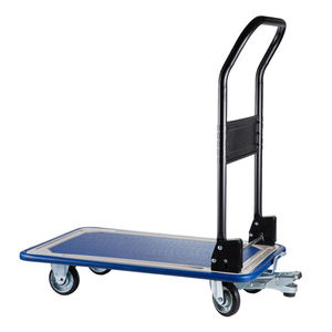 Superior-Quality Stainless Steel Utility Cart With Ergonomic Handle And Shock Absorption Wheels For Office And Warehouse Use - Product Image 3