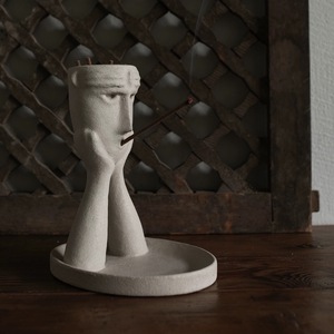 Porte-encens artisanal haut de gamme, base élégante, décoration d'intérieur, cadeau - Product Image 2